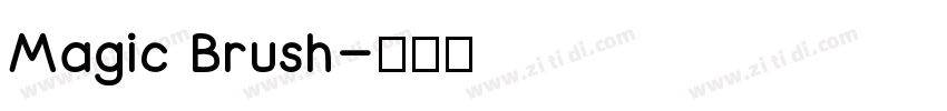 Magic Brush字体转换